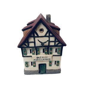 Unbranded‎ Tea Light House Unisex OS Cream Das Alte Forsterhaus Ceramic Lodge